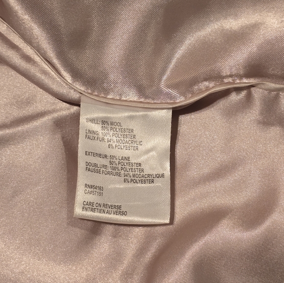 Calvin Klein Fur Trim Hooded Coat - Picture 6 of 9